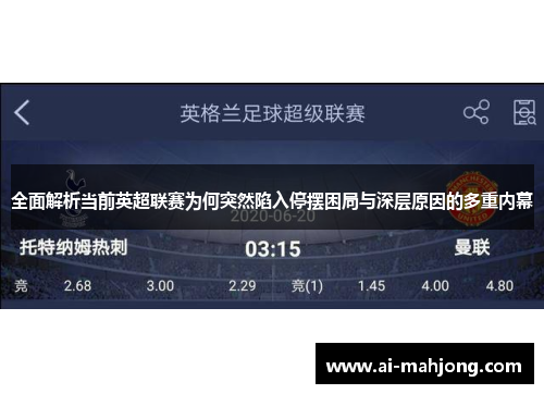 全面解析当前英超联赛为何突然陷入停摆困局与深层原因的多重内幕